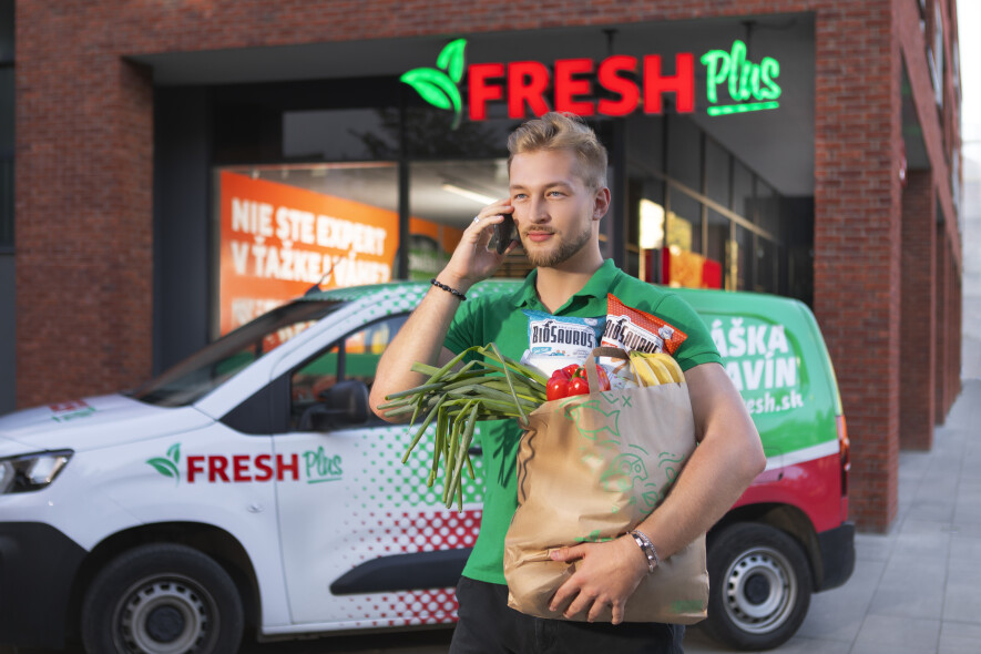 Kuriér - rozvoz nákupov pre Maloobchodnú prevádzku Fresh Plus